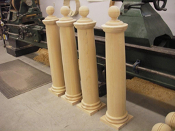 Hanson Woodturning, Custom Made Interior and Exterior Wood Finials.