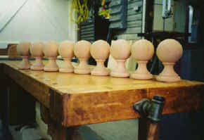 Hanson Woodturning, Custom Made Interior and Exterior Wood Finials.