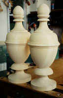 Hanson Woodturning, Custom Made Interior and Exterior Wood Finials.