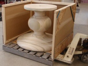 Hanson Woodturning, Furniture Parts - Bed Posts, Table Legs, Pedestal Bases, Tapered Columns and Kitchen Islands.