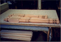 Hanson Woodturning, Furniture Parts - Bed Posts, Table Legs, Pedestal Bases, Tapered Columns and Kitchen Islands.