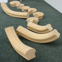 Hanson Woodturning, Stair Parts - Handrails & Fittings.