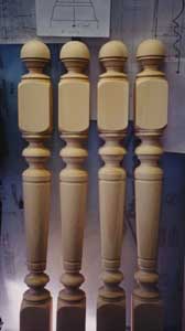 Hanson Woodturning, Stair Parts - Balusters, Spindles, Newels and Finials.